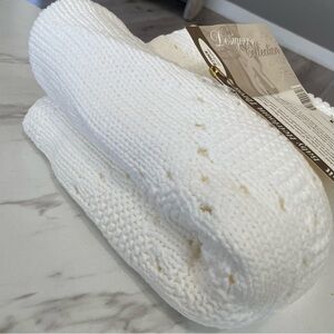 White Baby Heirloom 100% cotton Throw Blanket